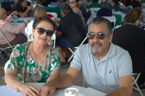 América Castillo y Alejandro Saray.
